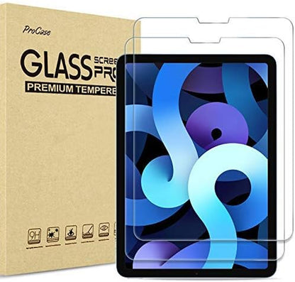 2 Pack Screen Protector for Ipad Air 5Th 2022 / Ipad Air 4Th 2020 / Ipad Pro 11 4Th 2022/ 3Rd 2021/ 2Nd 2020/ 1St 2018, Tempered Glass for 10.9 Ipad Air 5 4 / Ipad Pro 11" 4 3 2 1 Gen