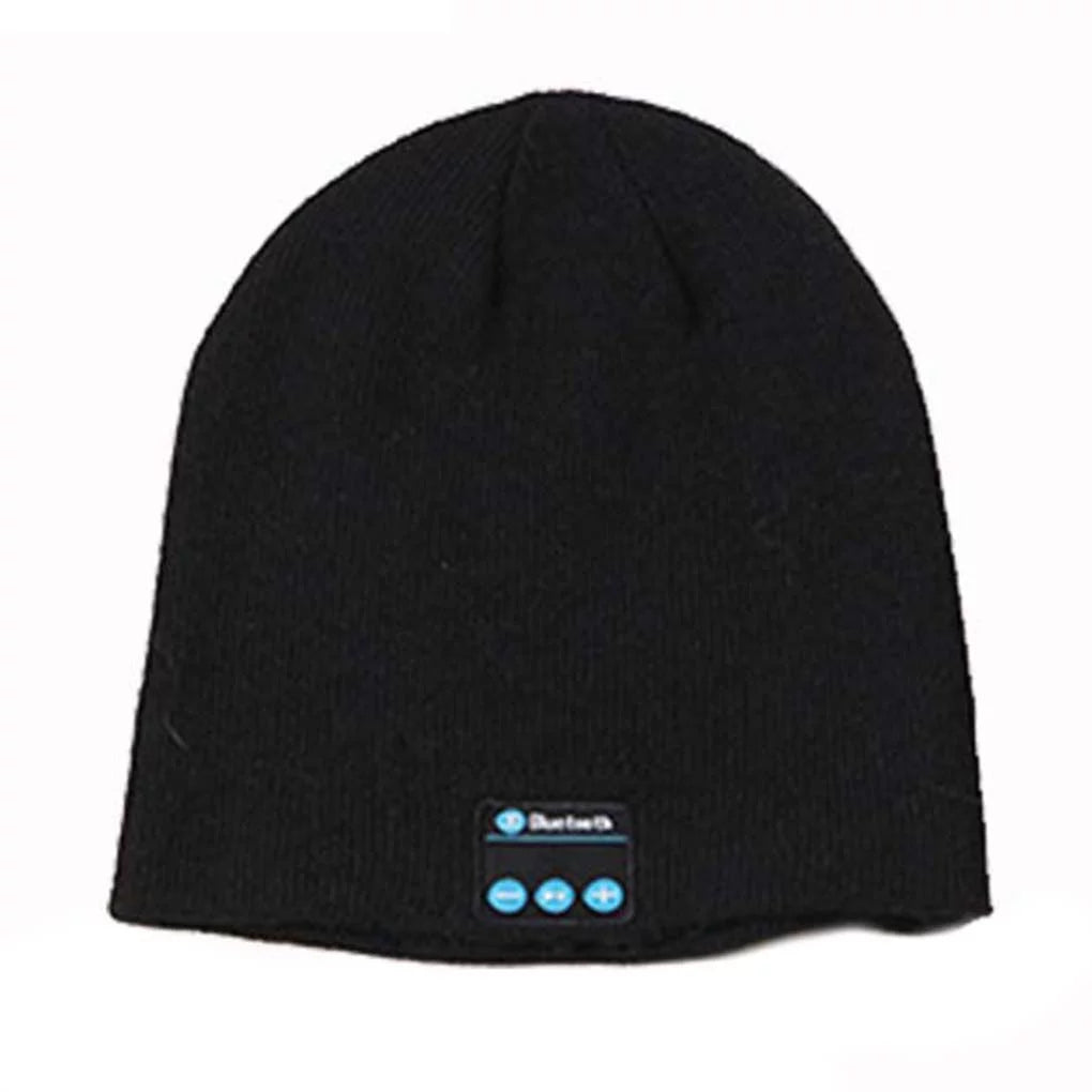 Wireless Headset Smart Cap Bluetooth Soft Warm Beanie Hat Headphone Speaker Mic Winter Hat for Outdoor Sport