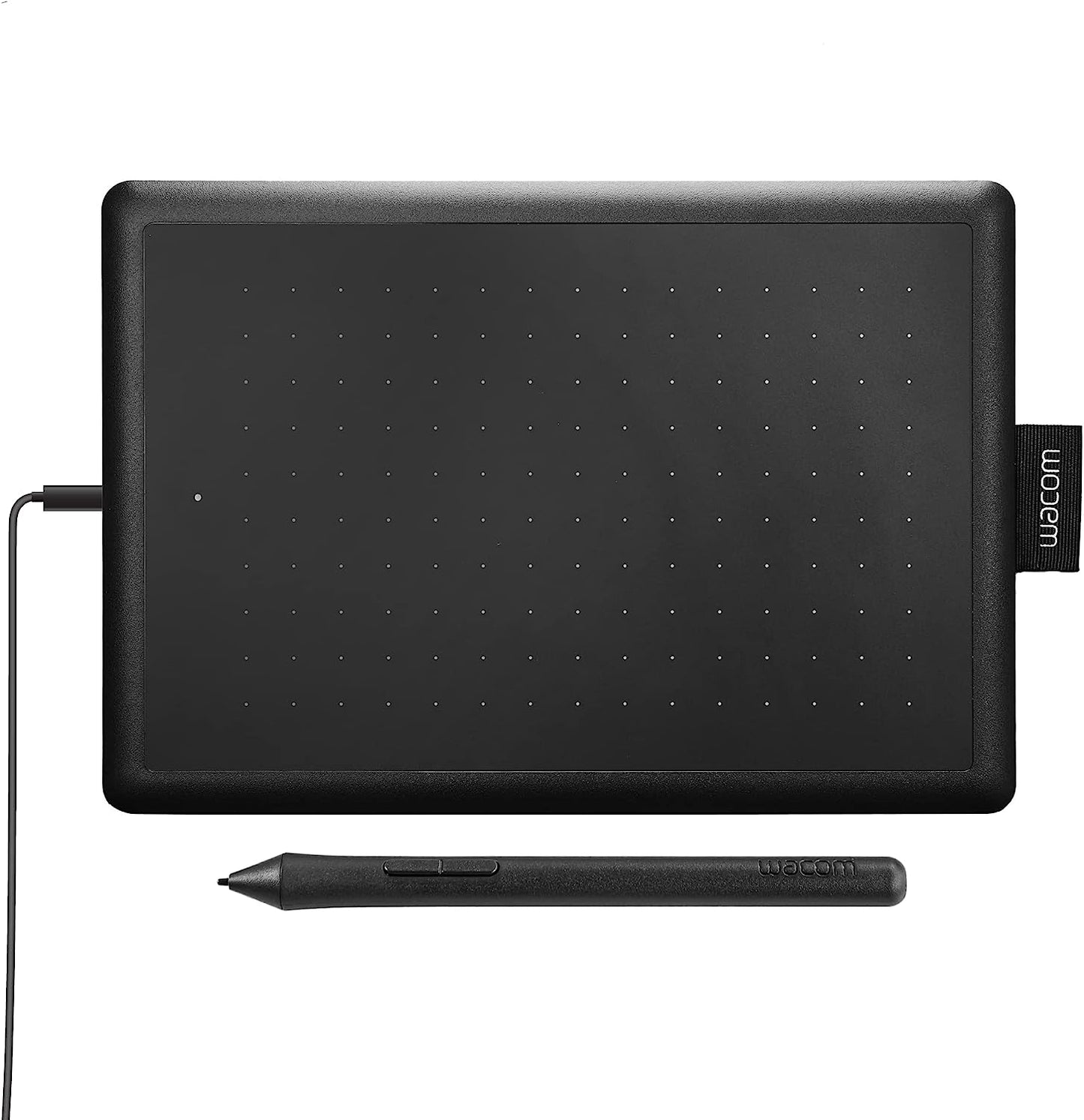 One by  Small Graphics Drawing Tablet 8.3 X 5.7 Inches, Portable Versatile for Students and Creators, Ergonomic 2048 Pressure Sensitive Pen Included, Compatible with Chromebook Mac and Windows