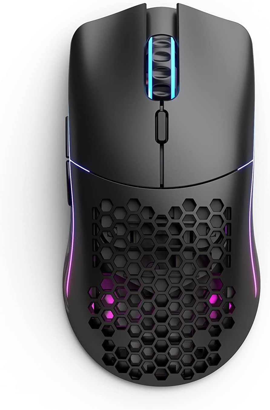 Model O Wireless Gaming Mouse - Superlight, 69G Honeycomb Design, RGB, Ambidextrous, Lag Free 2.4Ghz Wireless, up to 71 Hours Battery - Matte Black