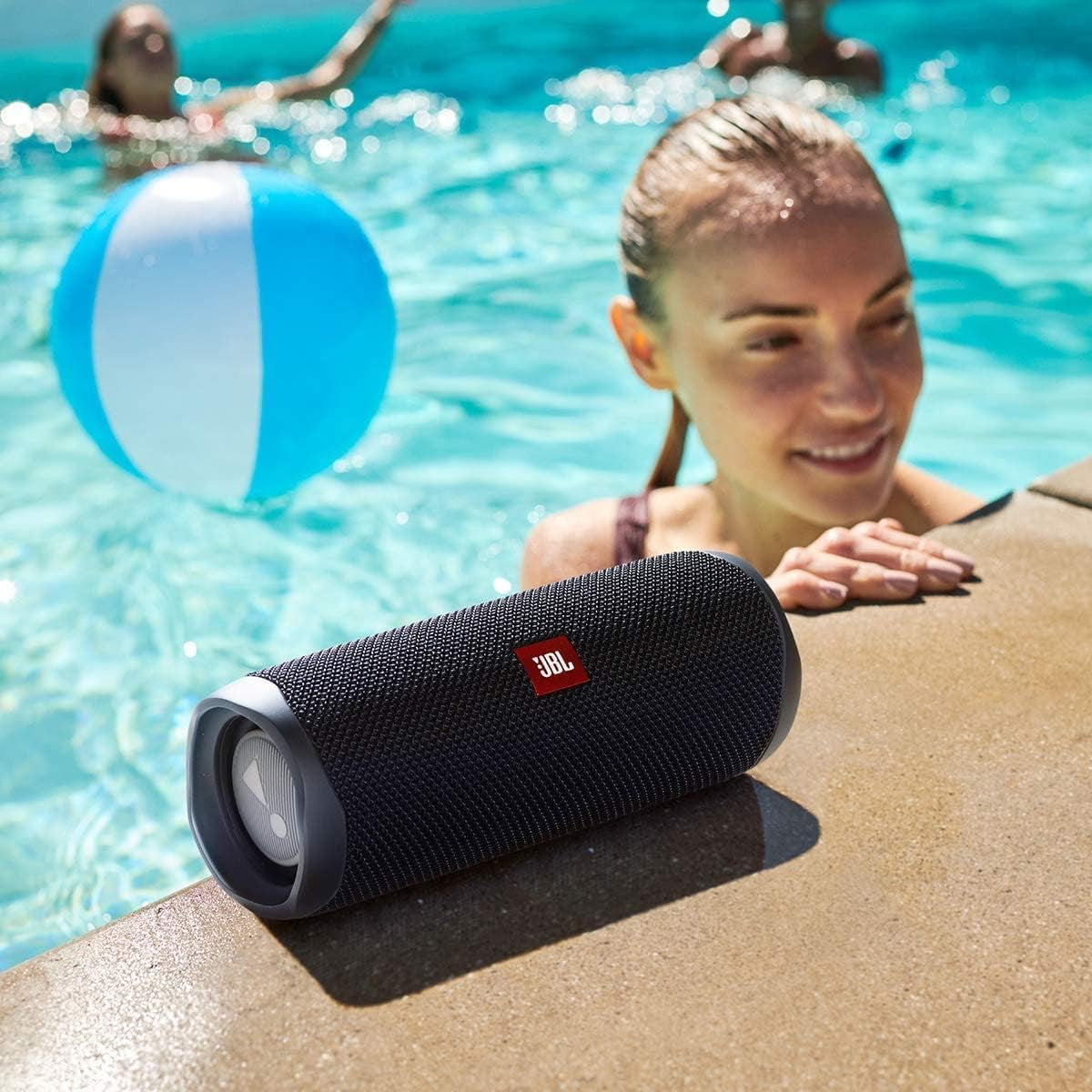 Flip 5: Portable Wireless Bluetooth Speaker, IPX7 Waterproof - Blue