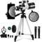 Telescope for Adults Astronomy, 300/70 Portable Refractor Telescope (15X-150X) with a Phone Adapter & Adjustable Tripod for Kids Astronomy Beginners, Xmas Birthday Gifts for Adults Kids