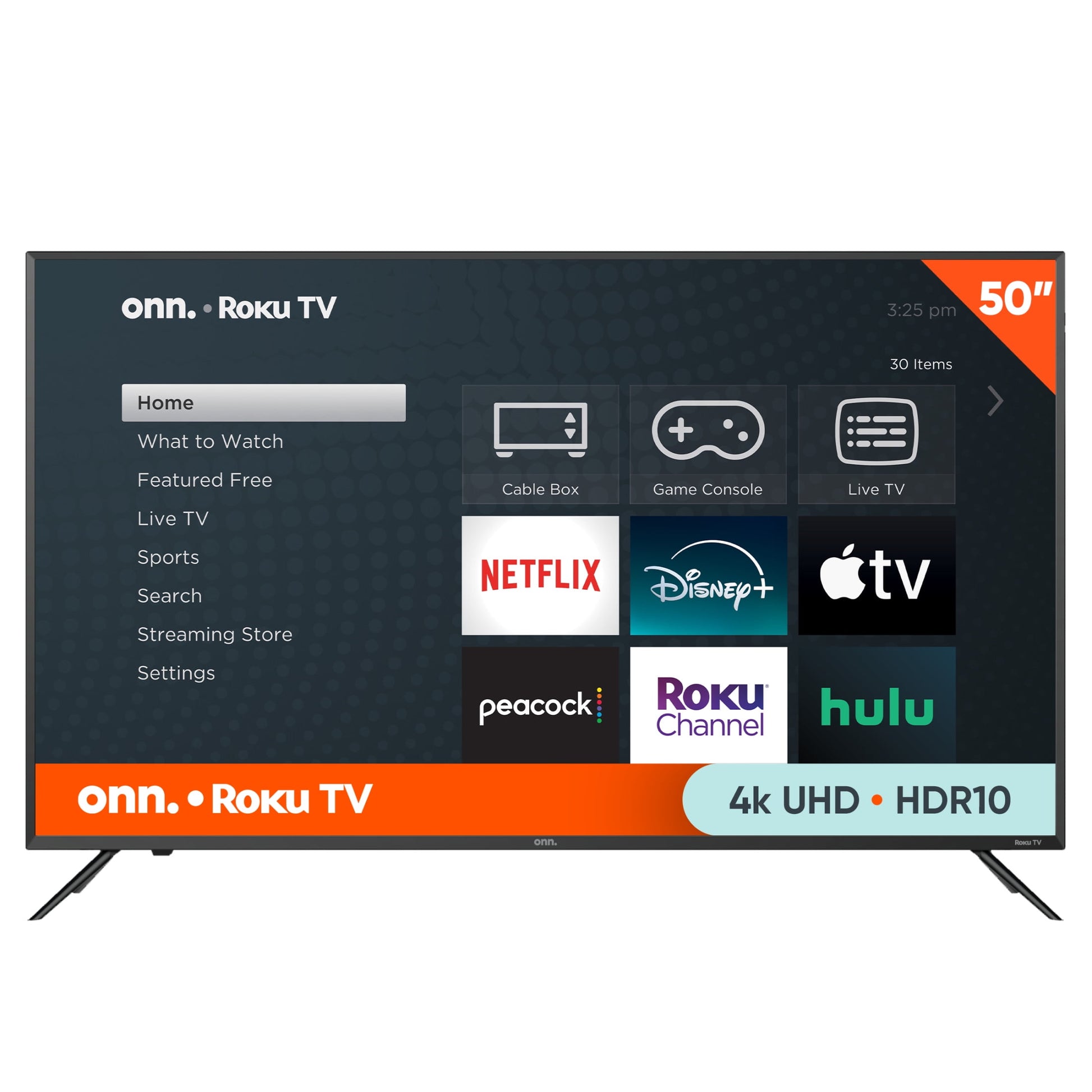 50” Class 4K UHD (2160P) LED Roku Smart Television HDR (100012585)